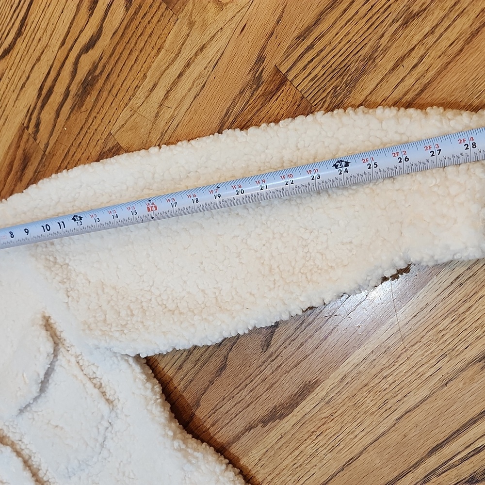 Steve Madden Off-White Sherpa Coat - Picture 8 of 10